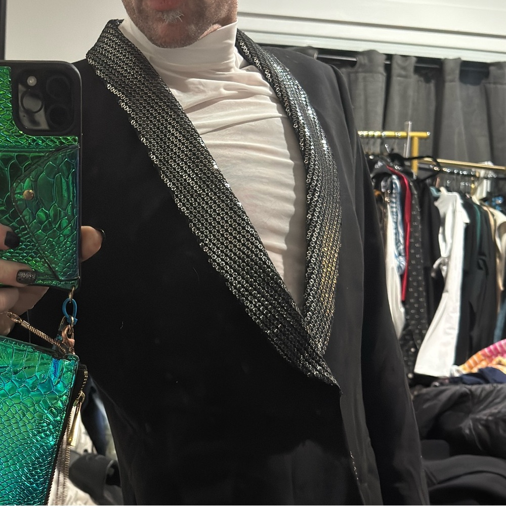 Disco collar blazer never worn
